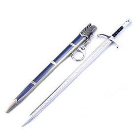 Azlink Jon Snow Longclaw Sword GOT 1/6 21cm /8.27" Martial Arts Game Collection Keychain Gift Party Supplies Letter opener Desk Decoration