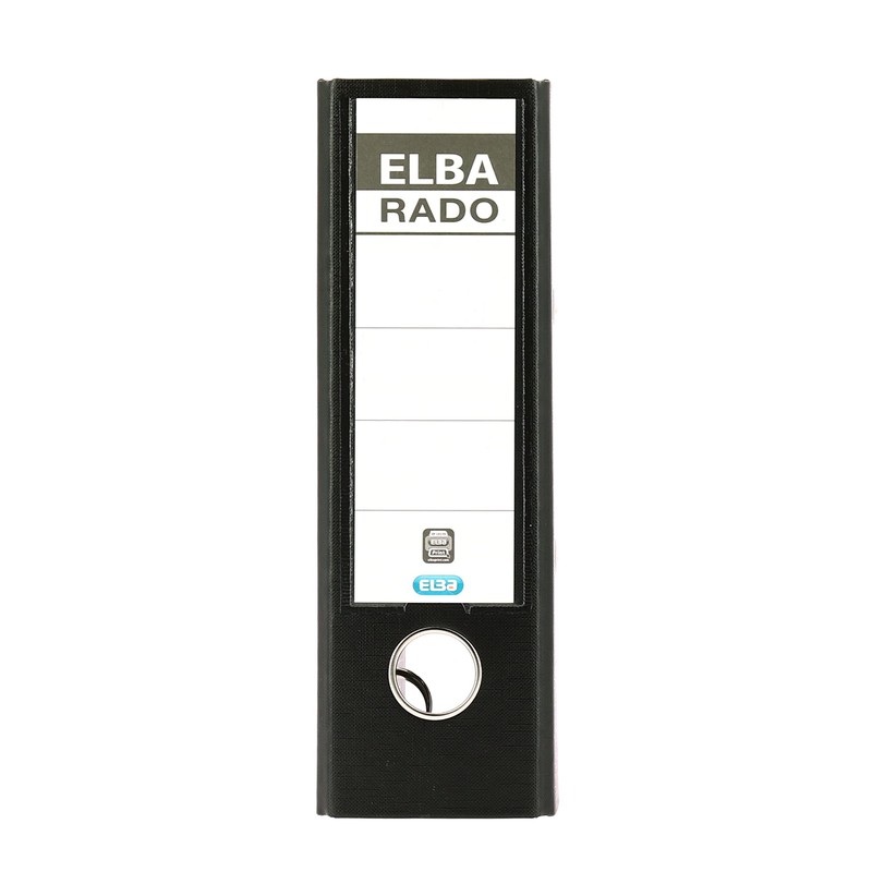 Elba Rado Plastic Folder A5 Height 7.5 cm Wide Black