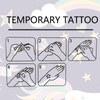 XIKAYA 12 x Unicorn Glow Tattoo Set Luminous Tattoos for