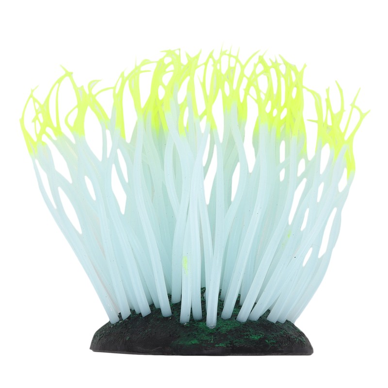 Aquarium Anemone Realistic Luminous Silicone Sea Anemone for Fish Tank