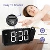 OQIMAX Projection Alarm Clock, Digital Projector Clock with 180° Projector,