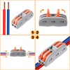 50pcs Conductor Compact Connectors Lever Wire Nut Electrical Connectors with