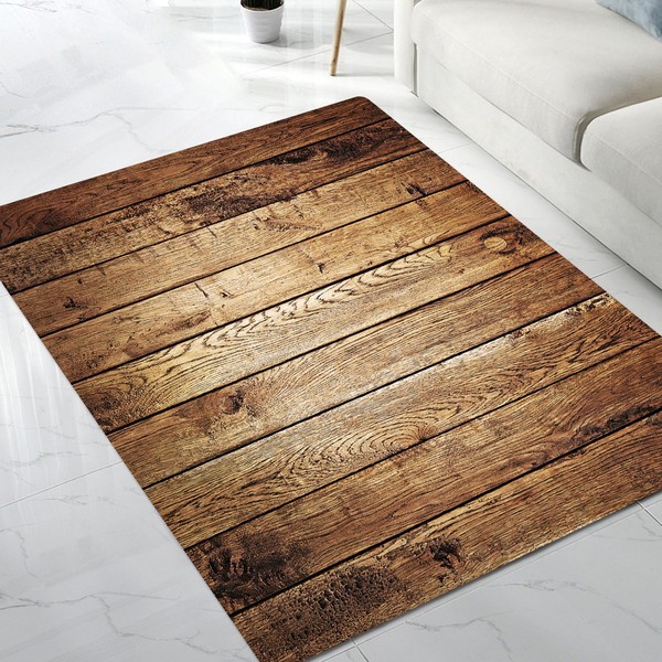 kksme Large Area Rug Carpet Floor Washable Mats Rugs 5'x6'