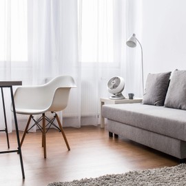 Vornado 560 Whole Room Air Circulator, Medium Floor Fan with 4 Speeds, Adjustable Tilt, Easy to Clean, Quiet Fan for Home, Office, Bedroom, White