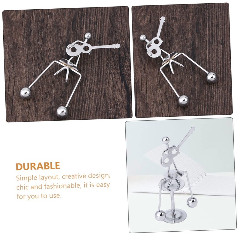 SAFIGLE 4pcs Guitar and Man Balancing Sculpture Stylish Decor for