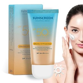 HOUSN Sun Face Cream with High Protection, Sun Cream with Extra Soft Texture, Rapid Absorption, SPF 50, Reduces Brown Spots, for Sensitive, Normal and Combination Skin, Pack of 60g