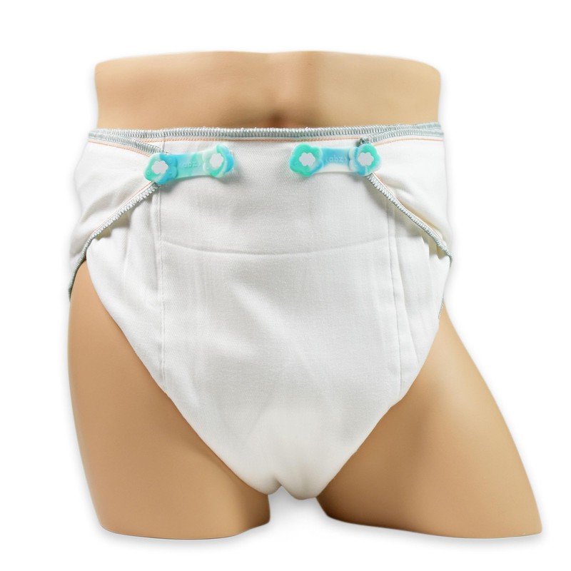 LeakMaster Adult Contoured Cloth Diaper with Nighttime Insert - X-Large