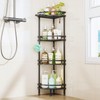 HapiRm Standing Corner Shower Caddy - 4 Tier Shower Organizer
