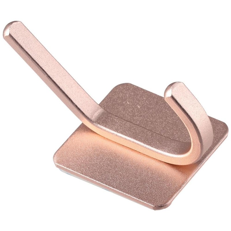 napkery 4 PCS Adhesive Towel Hooks, Rose Gold Heavy Duty