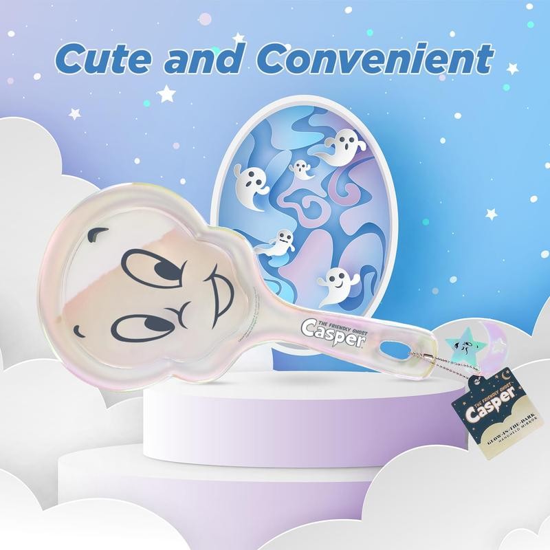 Casper Hand-held Makeup Mirror Lightweight Design Adorable For Magical Beauty