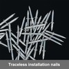 100 PCS Double Headed Skirting Nails,Double Nails,Seamless Steel Double Headed