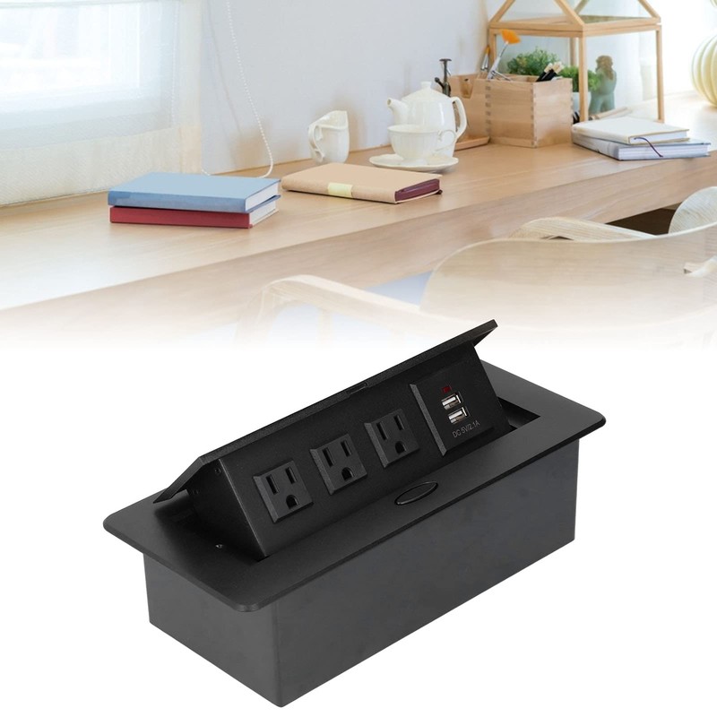 Desktop Socket, Hidden Pop Up Outlet Table 10A Connection Box