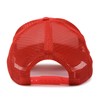 Dalix Blank Hat Summer Mesh Cap in Red Trucker Hat