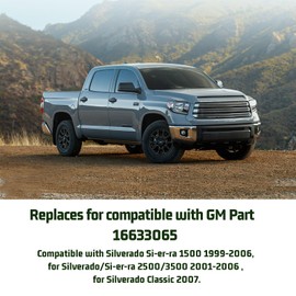 16633065 Tailgate Stop Latch Bumper Fit for Right or Left Rubber Tailgate Bumpers Stop - Compatible with Chevy Silverado Si-er-ra Pickup 1999-2007 GMC Models,Also Replacement for Dorman 45679-4 PACK