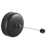 BESy - Tendedero retráctil de Acero Inoxidable, Negro, Round_B (Drill),