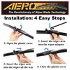 AERO Hybrid 22" + 20" Premium Quality All-Season Windshield Wiper