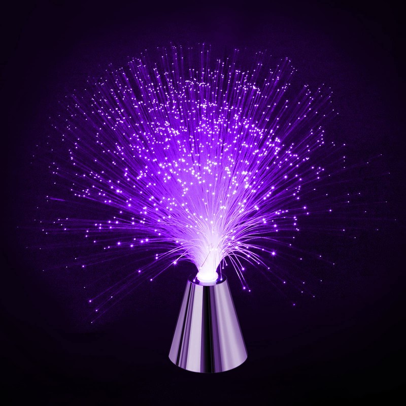 Sensory Fiber Optic Lamp - LED Color Changing with Cone