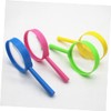 Minkissy 8pcs Handheld Boys and Girls Magnifying Glass Portable Reading