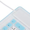 Sanpyl USB Wired Keyboard, 103 Keys Foldable Silicone Keyboard Waterproof
