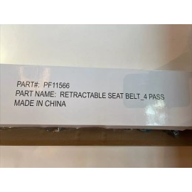 ProFit Pro-Fit Retractable Seat Belt Kit PF11566 4 Passenger - E-Z-GO, Club Car, Yamaha