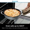 Ninja Foodi NeverStick Oven Safe Pan with Lid, Mesh Strainer,