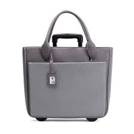 FABRIQUE Florence Gray Rolling Tote 17.3 Laptop Accessories Notebook/Tablet ACCS