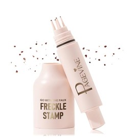Faux Freckle Stamp,Liquid Freckle Pen, Fake Freckles Stamp Air Cushion, Long Lasting Waterproof Quick Dry Lifelike Magic Freckles (02 Medium)