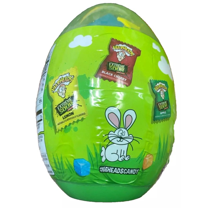 Warheads Sour Candy Assortment Easter Egg Candy, 3.85 Oz. 1