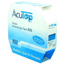 Kinesiology Tape Acutop XXL 35 M X 5 cm Blue