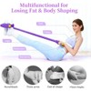 Genérico Multifunction Elastic Yoga Resistance Band with Handle,Pedal Resistance Band