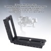 L Bracket Vertical Horizontal Switching Quick Release Plate Camera Tripod