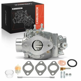 A-Premium B3NN9510A Tractor Carb Carburetor Compatible with Ford 1939-1952 2N 8N 9N Tractor Mechanical Choke, Replace# 8N9510CHD, 9N9510A, 8N9510C