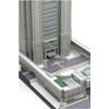 ウェーブ 1/2000 東京都庁舎 スナップフィットタイプ 接着剤不要 プラモデル OG021