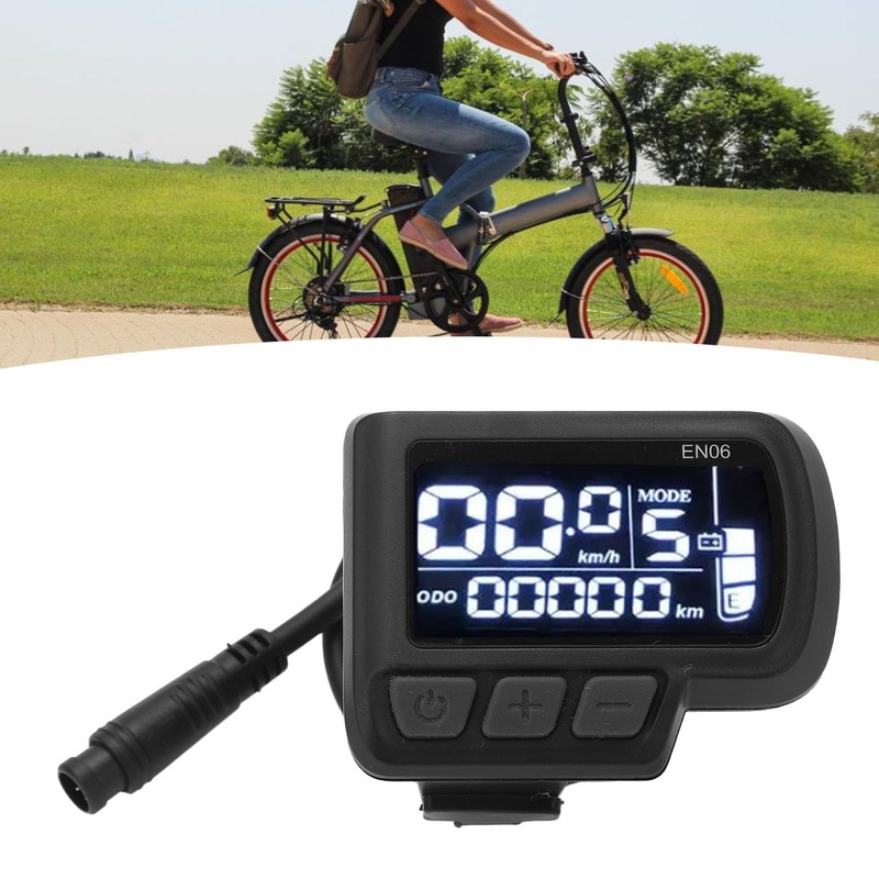 Electric LCD Display, EN06 6pin Underwater LCD Display with Bracket,