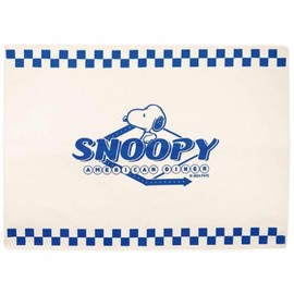 Marimo Craft SPER-035 Snoopy Diner Series Placemat, Blue, Approx. W 19.7 x H 14.4 inches (500 x 363 mm)