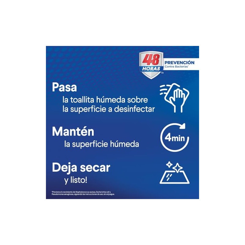 Pack de Toallitas Desinfectantes Clorox Expert 4 Paquetes de 30