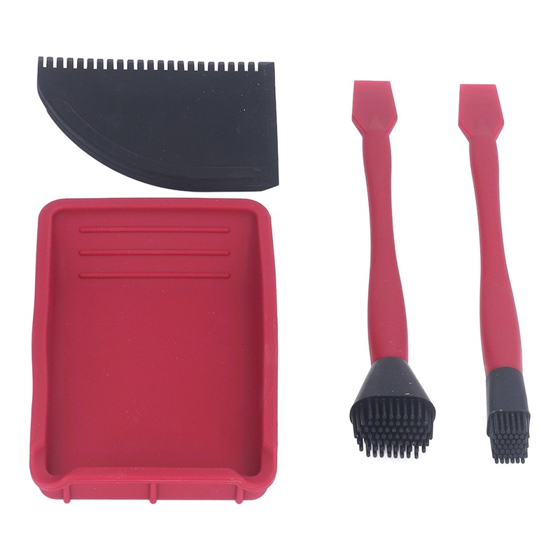 4Pcs Silicone Glue Kit 2 Brush 1 Comb and 1