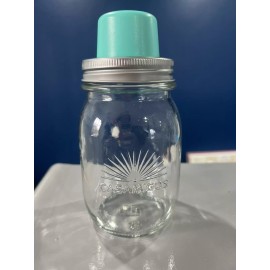 Casamigos Tequila Cocktail Shaker Teal George Clooney Logo W/ Citrus Juicer
