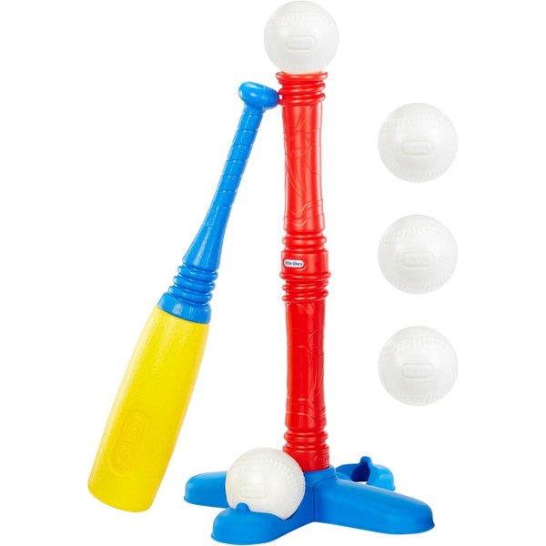 Little Tikes T-Ball Set, Red & Blue, 5 Balls, Screw
