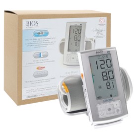 BIOS Diagnostics Elite Blood Pressure Monitor w/ Atrial Fibrillation Screening, AFIB Monitor, Home Blood Pressure Monitor, 2 Users 99 memory, Clinical Accuracy, Home Use, #1 Canadian Blood Pressure Manufacturer*