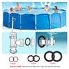 YIXISI Pack of 6 25076RP Pool O-Ring Sealing Rings, Pool