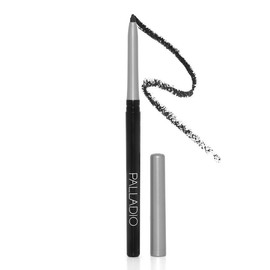 Palladio Retractable Waterproof Eyeliner, Richly Pigmented Color and Creamy, Slip Twist Up Pencil Eye Liner, Smudge Proof Long Lasting Application, All Day Wear, No Sharpener Required - color: Brownie PRE04