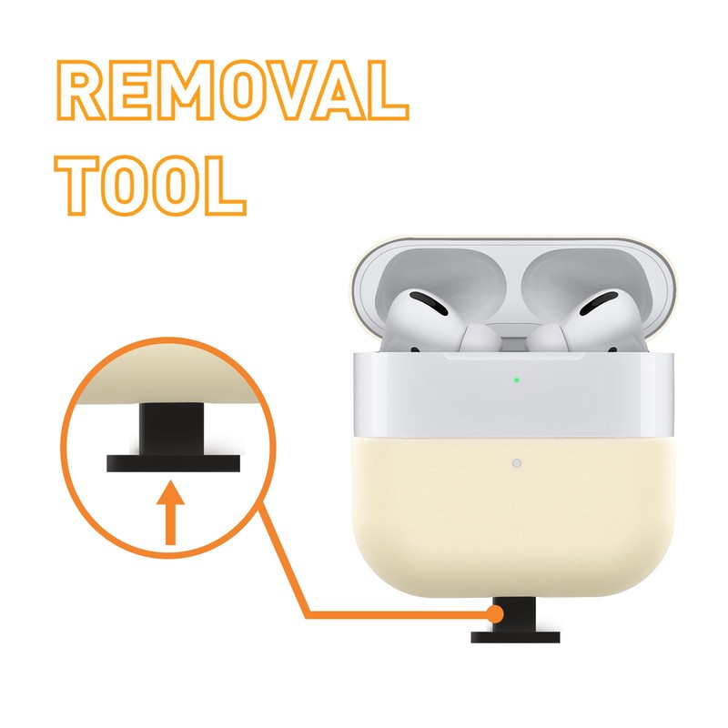 ARMOR Leather Case for AirPods Pro (Twilight White)