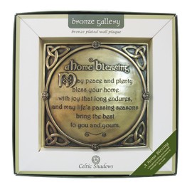 Bronze Plated Wall Plaque with A Home Blessing