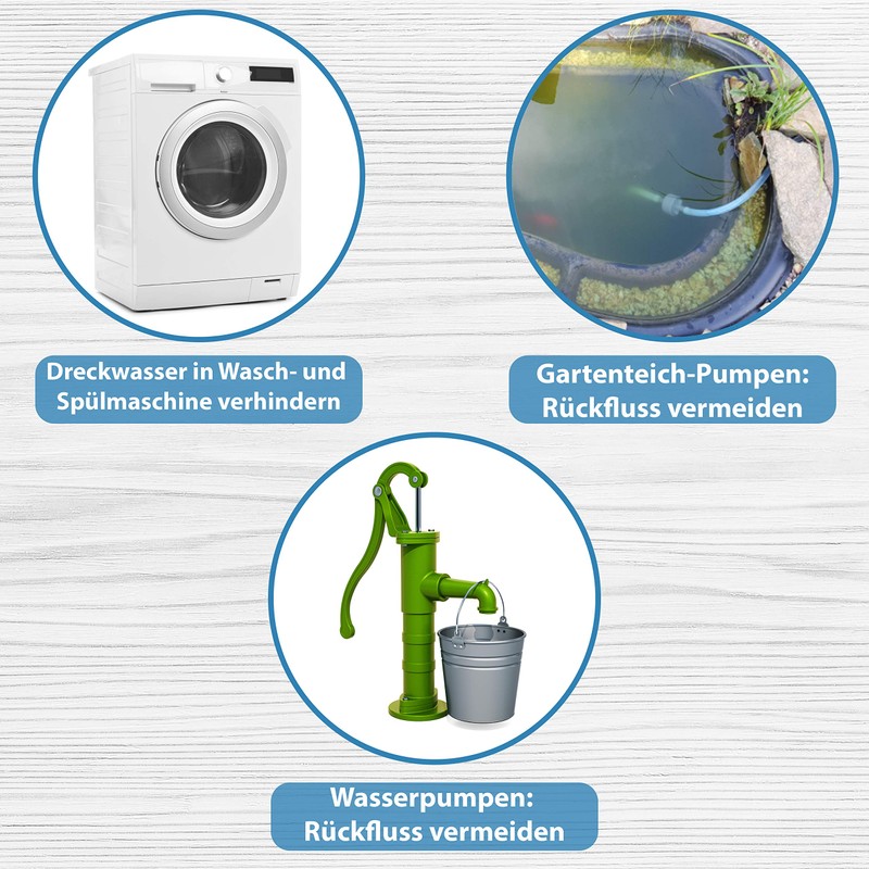 Pangaea Tech Check Valve Kit With Hose Clamps