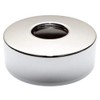 Round Shaped Chrome Plated Steel 3/4" Inch Pipe Collar Oval