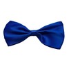 Kids Boys Pre-Tied Satin Bow Tie Plain Bow Tie for