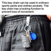 YUANQIAN Belt Keyring Metal Belt Clips Key Ring Holder for