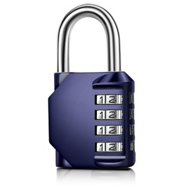 Padlock Combination Locks Combination Lock Small Padlock Combination Code 4 Digit Combination Lock Suitcase Lock for Yard Fence Garages