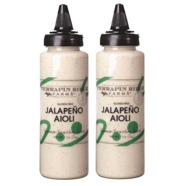 Terrapin Ridge Farms Jalapeno Aioli Garnishing Sauce – Two 7.75 Ounce Squeeze Bottles